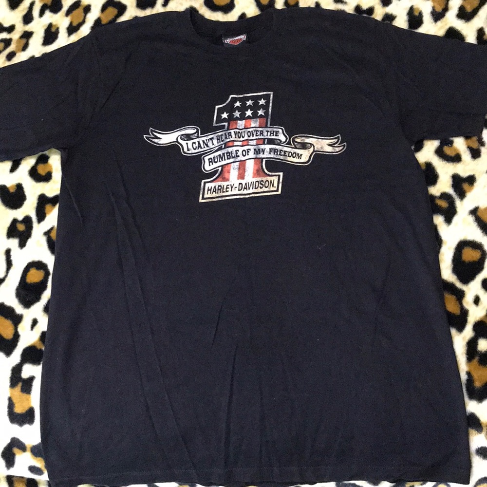 Harley Davidson Men’s large black T-shirt